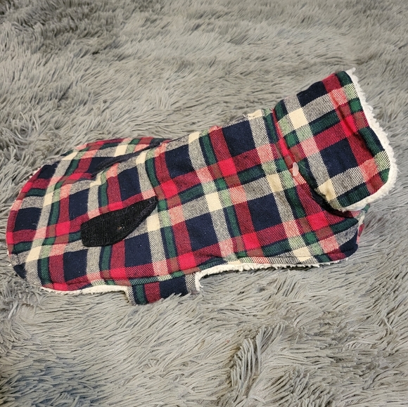 Wag& Bone Winter Sherpa Plaid Dog Coat - Picture 5 of 8